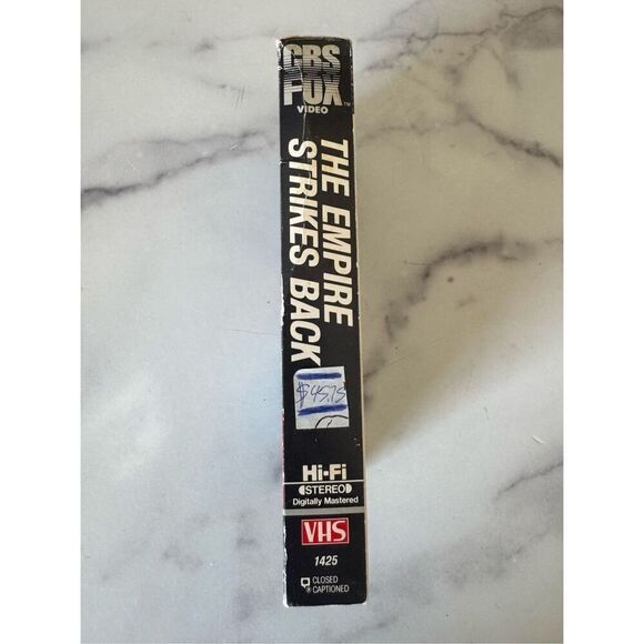 Empire Strikes Back Star Wars VHS vintage 70s movie video cassette tape 1980 Epi - Picture 2 of 6